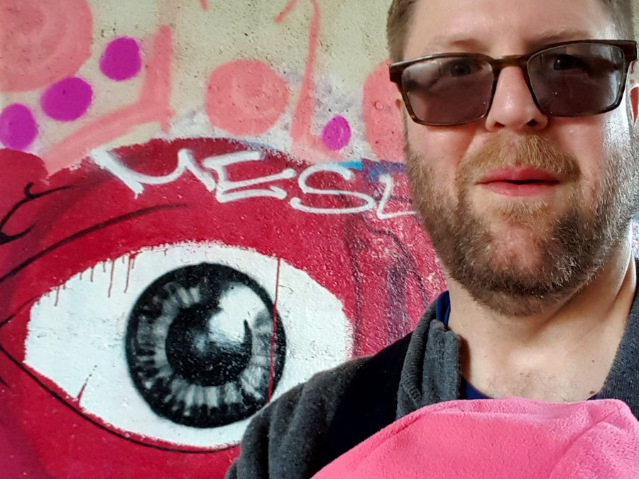 Chris and Skylark meet the troll under the bridge